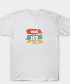 New Year Retro 2026 T Shirt
