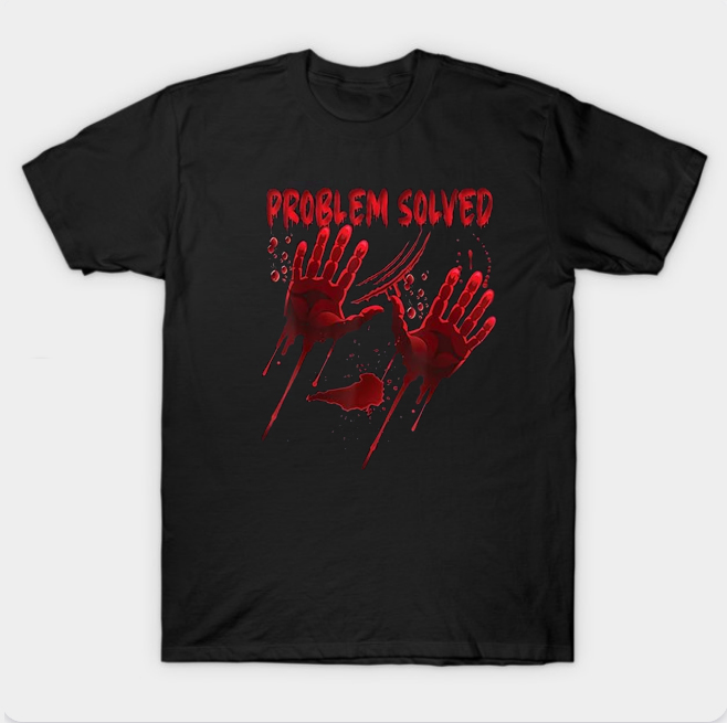 FKONGD Bloody Hands T Shirt