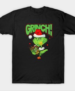 Grinch Stole Christmas Santa Claus T Shirt