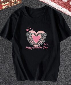Happy Valentine Day Skeleton T Shirt