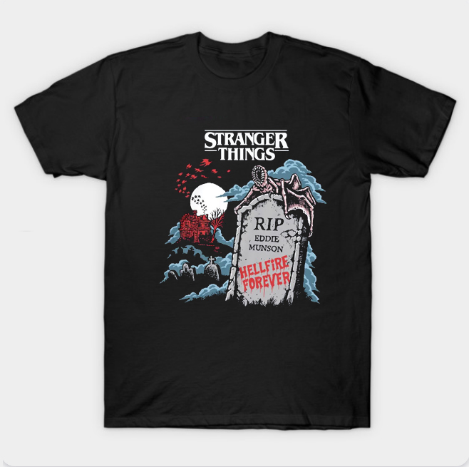 Stranger Things RIP Eddie T-Shirt